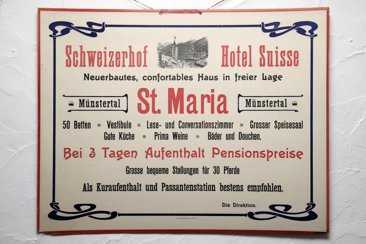 Hotel Schweizerhof Sta Maria Santa Maria Val Muestair 외부 사진